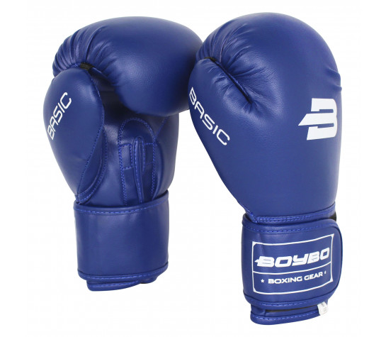 Перчатки боксерские BoyBo Basic 8oz, синий Синий image